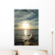 Kayaking into Sunset Wall Decal