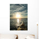 Kayaking into Sunset Wall Decal