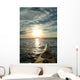 Kayaking into Sunset Wall Decal