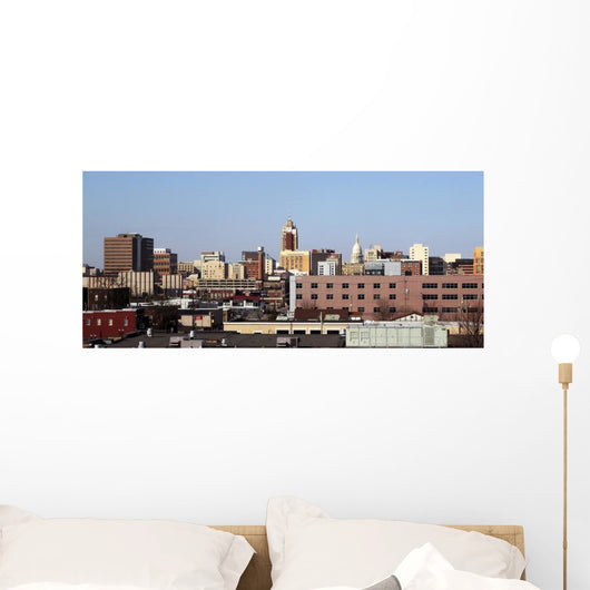 Lansing Michigan Skyline Wall Decal