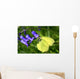 Lemon Butterfly Flower Bellflower Wall Decal