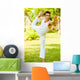 Man Doing Yoga Wall Decal