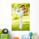 Man Doing Yoga Wall Decal