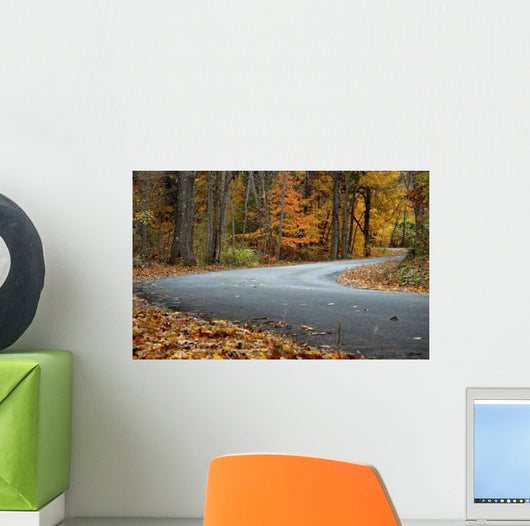 Fall Road Wall Decal