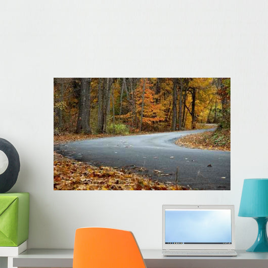 Fall Road Wall Decal