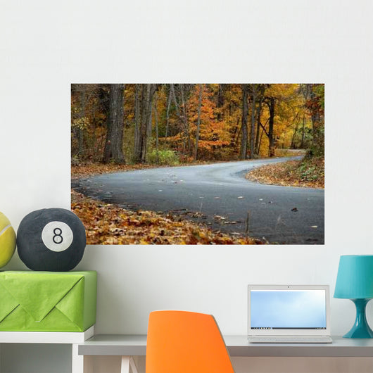 Fall Road Wall Decal