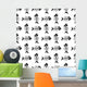 Abstract Fish Seamless Wall Decal