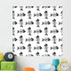 Abstract Fish Seamless Wall Decal