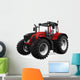 Red Farm Tractor Wall Decal
