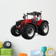 Red Farm Tractor Wall Decal