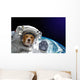 Dog Astronaut Space Wall Decal