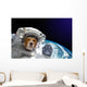Dog Astronaut Space Wall Decal
