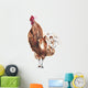 Rooster Watercolor Painting Wall Decal