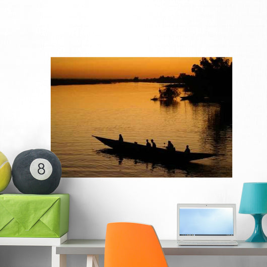 Flussszene Wall Decal