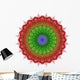 Red Green Blue Mandala Wall Decal