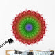Red Green Blue Mandala Wall Decal