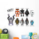 Robot Characters Wall Decal