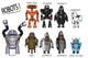 Robot Characters Wall Decal