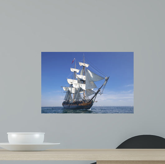 Sailing Ship Wall Decal Design 2