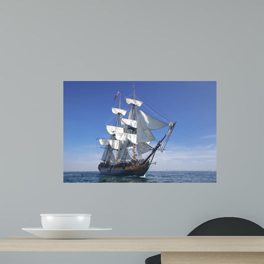 Sailing Ship Wall Decal Design 2