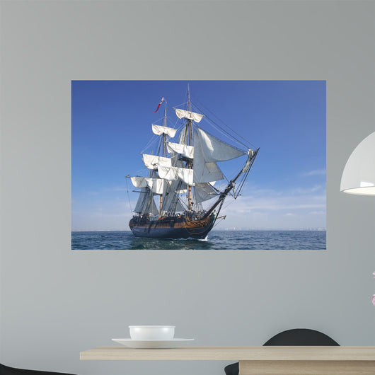 Sailing Ship Wall Decal Design 2