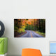 Beautiful Autumn Drive Wall Decal