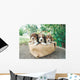 Three Beagle Puppies Wall Decal