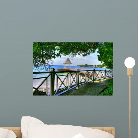 Pier Montego Bay Jamaica Wall Decal Design 1