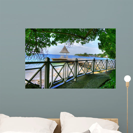 Pier Montego Bay Jamaica Wall Decal Design 1