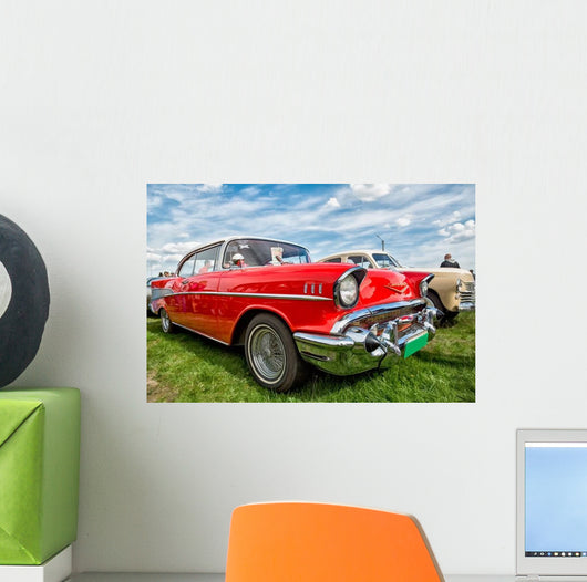 Vintage Transport Retro Car Wall Decal