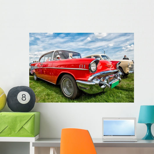Vintage Transport Retro Car Wall Decal