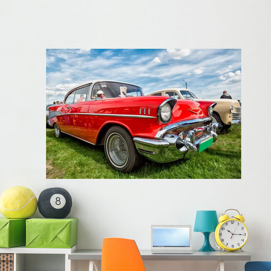 Vintage Transport Retro Car Wall Decal