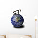 Oil Derrick Earth Wall Decal