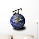 Oil Derrick Earth Wall Decal
