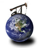Oil Derrick Earth Wall Decal