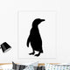 Penguin Silhouette Wall Decal