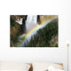 Yellowstone Waterfall Rainbow Wall Decal