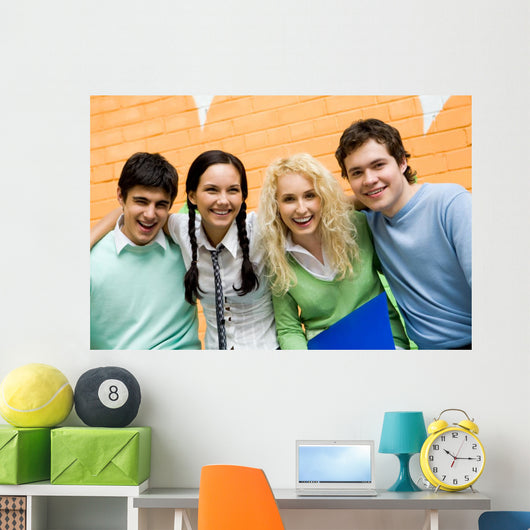 Joyful Teenagers Wall Decal