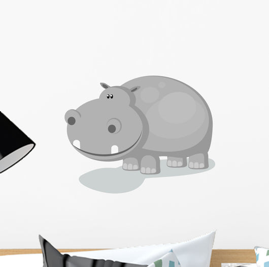 Hippo Wall Decal