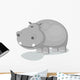 Hippo Wall Decal
