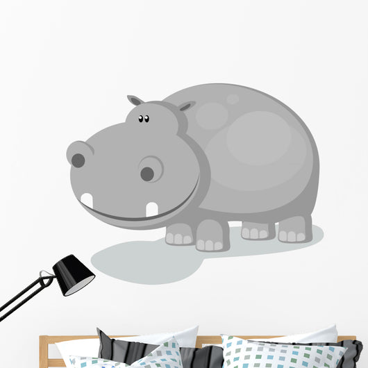 Hippo Wall Decal