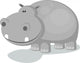 Hippo Wall Decal
