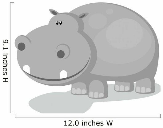Hippo Wall Decal