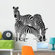 Three Zebras Drink Water Wall Decal