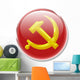 Button Communism Wall Decal