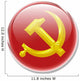 Button Communism Wall Decal