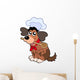 Cartoon Dog Chef Wall Decal