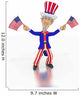 Uncle Sam Waves Two Wall Decal