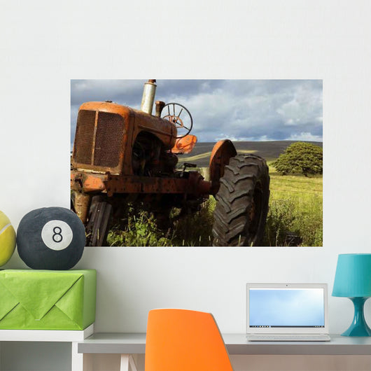 Old Farm Tractor Wall Decal
