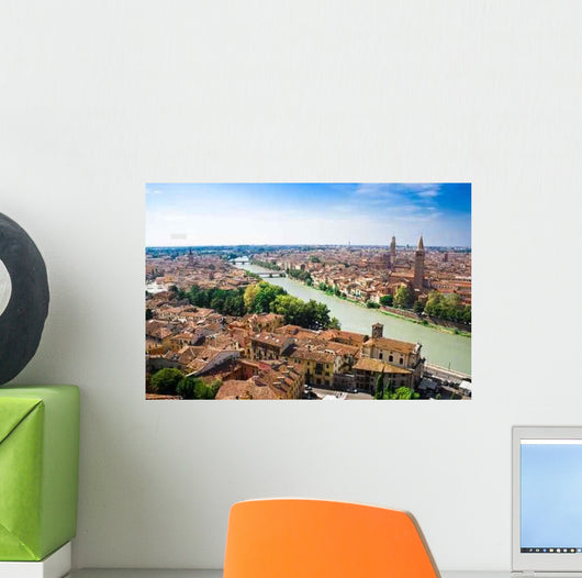 Verona and Adige River Wall Decal